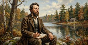 Henry David Thoreau, escritor e pensador transcendentalista, sobre a existência: “A massa dos homens leva uma vida de silencioso desespero”