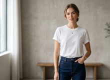 Featured side: A mesma camiseta branca pode parecer básica ou elegante: 4 detalhes que mudam tudo sem comprar outra peça