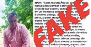 Famosos viralizam sem querer  Fake News sobre  Fábio Assunção