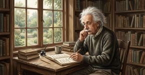 Reflexão de Albert Einstein sobre a solidão: “A monotonia e a solidão de uma vida tranquila estimulam a mente criativa.”
