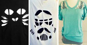 10 formas de você renovar a sua camiseta com recortes