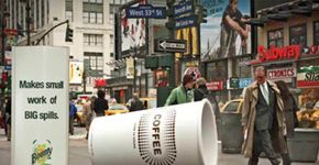 40 exemplos criativos de publicidade na rua
