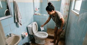 Eu entendi tarde demais por que o papel higiênico não deve ser jogado dentro do vaso sanitário