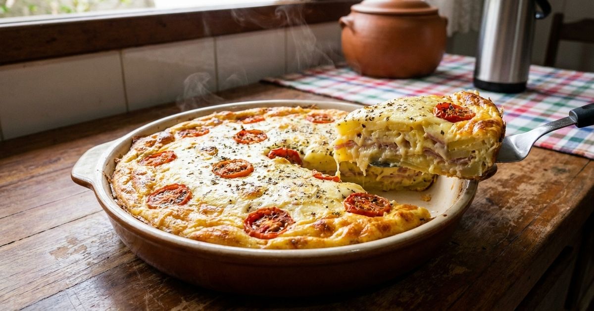 Se você tem batatas, ovos e queijo, faça este lanche rápido e fácil