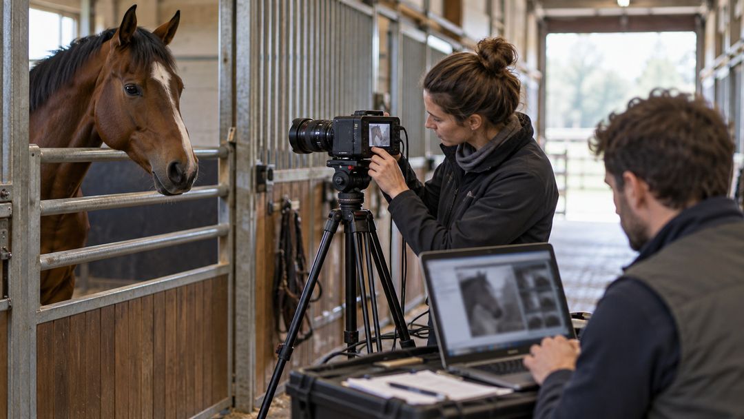 Olhos, narinas e lábios participam da comunicação facial dos cavalos.