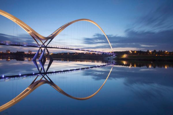 Infinity Bridge, Stockton-on-Tees, Reino Unido