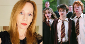 Foto: (Reprodução/Twitter/@jk_rowling | Divulgação/Warner Bros. Ent.)