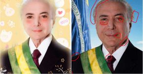 Foto oficial de Temer ‘mal photoshopada’ vira piada nas redes