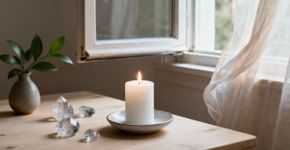 Por que acender uma vela branca antes de dormir pode transformar sua energia segundo o Feng Shui