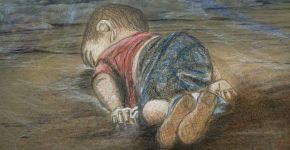 Ilustrações humanizam tragédias dos refugiados políticos