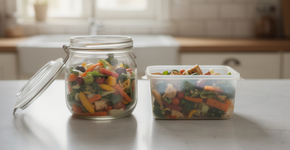 Pote de vidro vs plástico o duelo que define a segurança da sua alimentação