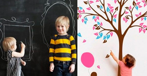 50 ideias de pintura para fazer na parede do quarto dos pequenos