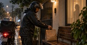 Entregador fazia pedidos para a mesma casa quase toda semana e estranhava que ninguém nunca aparecesse na porta, até perceber que havia alguém observando todas as entregas por trás da janela
