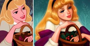 Ilustradora faz sua própria versão de personagens da Disney