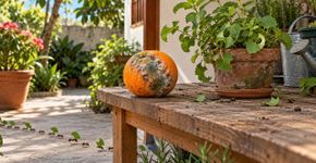 Uma jardineira recomenda: “Se a laranja ficou verde, você tem em suas mãos um tesouro 100% ecológico para proteger seu jardim das formigas.”