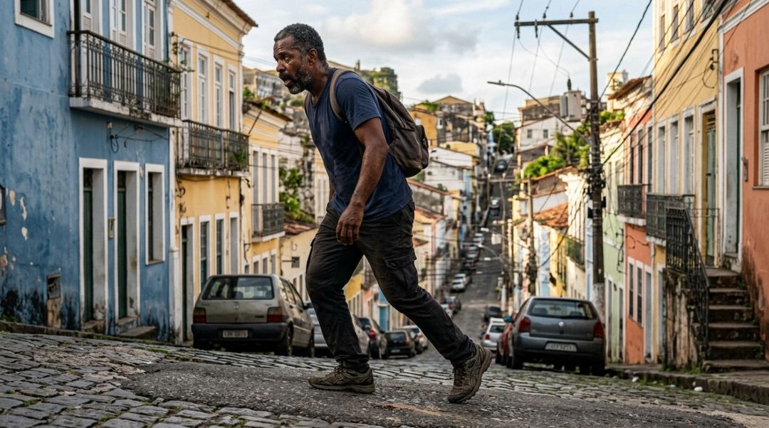 Subir exige maior produção de força dos membros inferiores.