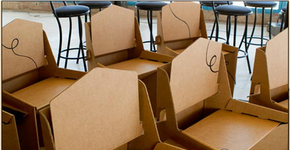 Móveis de papelão para uma decoração sustentável