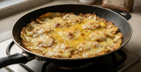 Essa pizza de frigideira com massa de tapioca viralizou por um motivo