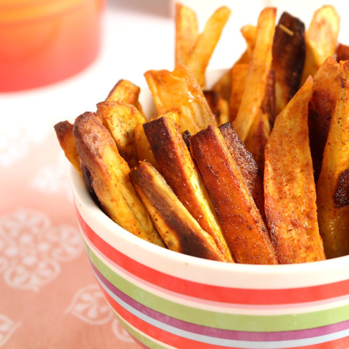 Batata doce de forno crocante pronta em 30 minutos