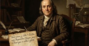 Benjamin Franklin transformou o desperdício de tempo em uma reflexão sobre a própria vida: “Você ama a vida? Então não desperdice tempo, pois é disso que a vida é feita”