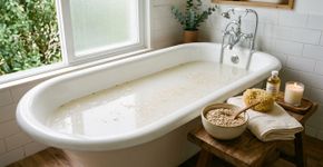 O que você deve colocar na água do banho para que a pele fique mais hidratada? Você tem tudo o que precisa em casa para esse truque