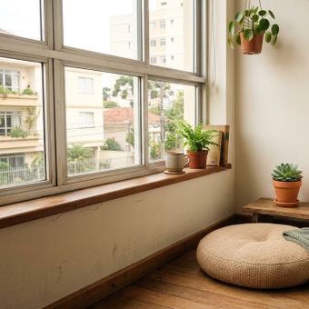 Featured mobile: O truque fácil para criar um ‘cantinho zen’ em casa gastando menos de R$ 50 voltado para a saúde mental e criação de refúgios urbanos