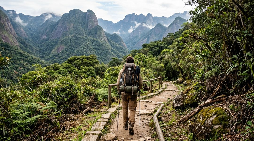 A clássica travessia entre Petrópolis e Teresópolis exige excelente preparo físico dos aventureiros.