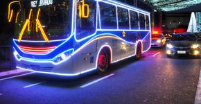 Bus Noel percorre as ruas de  Santo André até dia 24/12