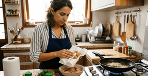 O óleo espirra na cozinha? Um passo antes de fritar evita sujeira e protege você de queimaduras