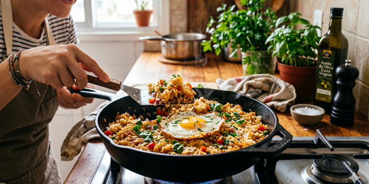 Featured main: O arroz crocante na frigideira que vira vício de quem prova