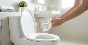 Colocar um copo de vinagre dentro do vaso sanitário antes de dormir: para que serve e por que higieniza sem precisar de produto químico