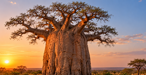 A árvore africana que parece saída de um filme e consegue armazenar água no próprio tronco
