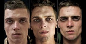 As faces da guerra: retratos mostram o antes e o depois de soldados no Afeganistão