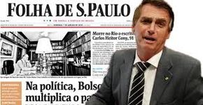Folha responde às ameaças de Jair Bolsonaro: “Acostume-se”