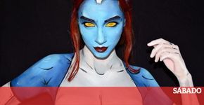 As pinturas corporais baseadas no universo