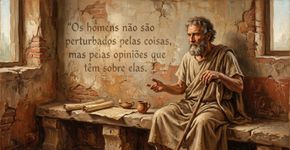 Epicteto colocou entre os acontecimentos e o sofrimento uma diferença decisiva: “Os homens não são perturbados pelas coisas, mas pelas opiniões que têm sobre elas”