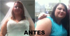 Prestes a casar, noiva emagrece 50 quilos e troca vestido três semanas antes do casamento