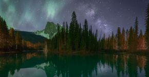 Em busca da aurora boreal no norte do Canadá