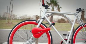 Designers criam banco de bicicleta que vira cadeado