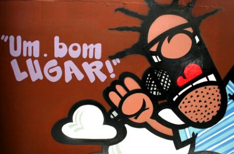 Grafite em homenagem ao rapper Sabotage no CCJ