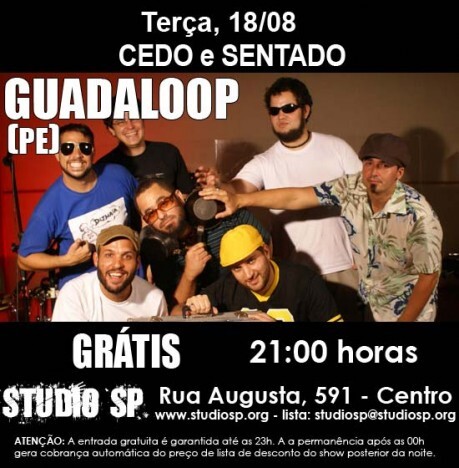 Cartaz de divulgação do show