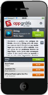 AppGrátis iPhone – Divulgação