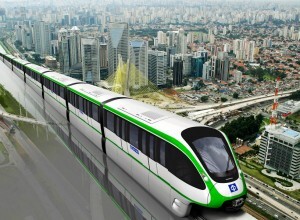 O monotrilho ligará as estações Vila prudente e Cidade Tiradentes