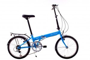 Um dos modelos de bicicletas dobráveis Durban
