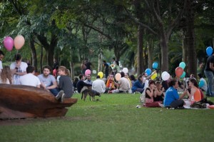 O piquenique lounge foi uma das atrações da edição do ano passado