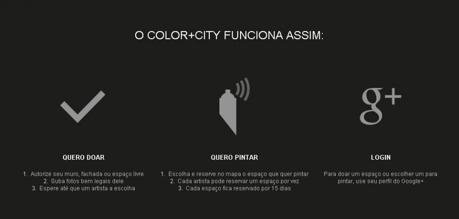 Para se inscrever é necessário ter uma conta no Google +