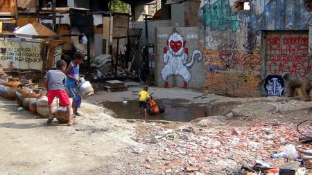 A favela do Moinho ficou conhecida depois de ser incendiada por duas vezes em menos de um ano