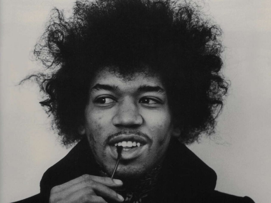 Jimmy Hendrix é o primeiro da lista