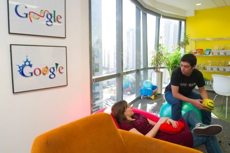 Google é conhecido pelo ambiente de trabalho descontraído
