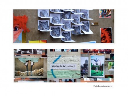 wallpeople - divulgação Os muros se tornam uma galeria de arte colaborativa, montada o ar livre pela própria população.